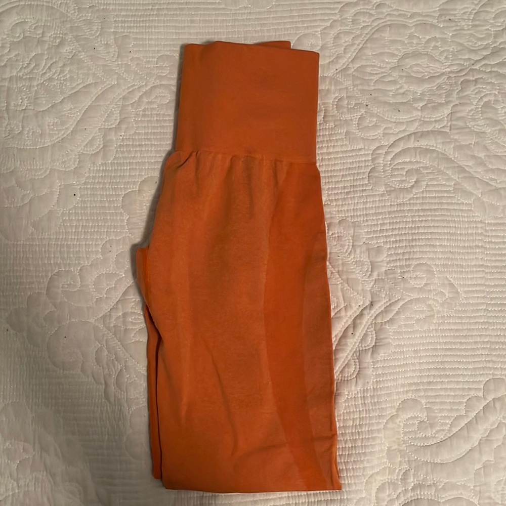 NVGTN orange contour leggings- open to trade